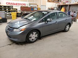 Salvage cars for sale from Copart Bakersfield, CA: 2012 Honda Civic Hybrid L