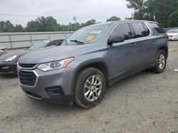 Salvage cars for sale at Shreveport, LA auction: 2018 Chevrolet Traverse LS