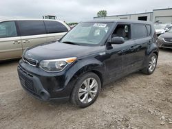 Salvage cars for sale at Kansas City, KS auction: 2015 KIA Soul +