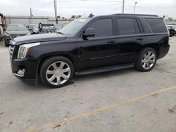 Salvage cars for sale at Los Angeles, CA auction: 2017 Cadillac Escalade Luxury