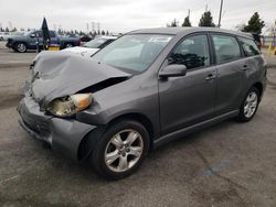 Toyota salvage cars for sale: 2006 Toyota Corolla Matrix XR