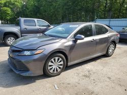 Salvage cars for sale at auction: 2020 Toyota Camry LE