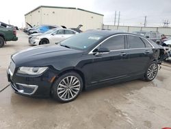 Salvage cars for sale at Haslet, TX auction: 2017 Lincoln MKZ Hybrid Premiere