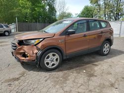 Salvage cars for sale at Portland, OR auction: 2017 Ford Escape S