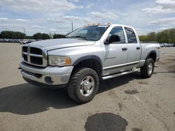 Salvage cars for sale from Copart East Granby, CT: 2005 Dodge RAM 2500 ST