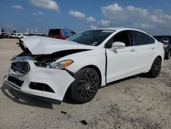 Salvage cars for sale at Houston, TX auction: 2015 Ford Fusion SE