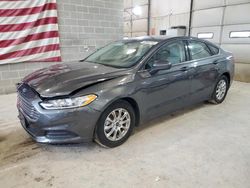 Salvage cars for sale at Columbia, MO auction: 2016 Ford Fusion S