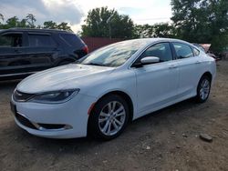 Chrysler salvage cars for sale: 2015 Chrysler 200 Limited