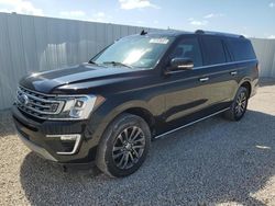 Salvage cars for sale from Copart Arcadia, FL: 2021 Ford Expedition Max Limited
