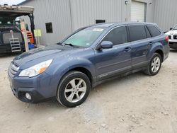 Salvage cars for sale from Copart New Braunfels, TX: 2014 Subaru Outback 2.5I Premium