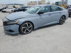 Salvage cars for sale from Copart New Orleans, LA: 2021 Honda Accord Sport