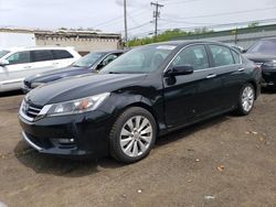 Salvage cars for sale at New Britain, CT auction: 2015 Honda Accord EXL