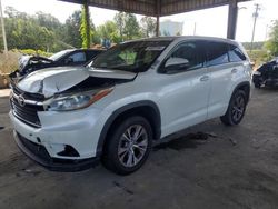 Salvage cars for sale at Gaston, SC auction: 2015 Toyota Highlander LE