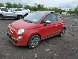 Salvage cars for sale at Marlboro, NY auction: 2012 Fiat 500 Lounge