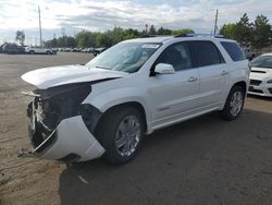 Salvage cars for sale at Denver, CO auction: 2016 GMC Acadia Denali