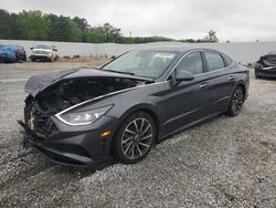 Salvage cars for sale at Fairburn, GA auction: 2022 Hyundai Sonata Limited