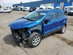 2018 Ford Ecosport SE en venta en Woodhaven, MI