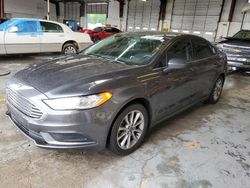 Salvage cars for sale at Montgomery, AL auction: 2017 Ford Fusion SE