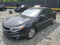 Salvage cars for sale from Copart Waldorf, MD: 2016 KIA Optima LX