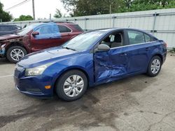 Salvage cars for sale at Moraine, OH auction: 2012 Chevrolet Cruze LS