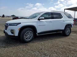 Salvage cars for sale at San Diego, CA auction: 2022 Chevrolet Traverse LT