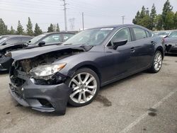 Salvage cars for sale at Rancho Cucamonga, CA auction: 2016 Mazda 6 Touring