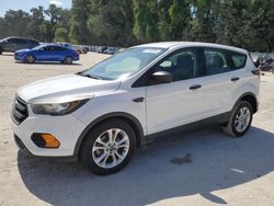 Salvage cars for sale from Copart Ocala, FL: 2018 Ford Escape S