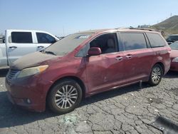 Salvage cars for sale at Colton, CA auction: 2013 Toyota Sienna XLE