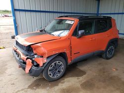 Jeep Renegade Trailhawk salvage cars for sale: 2016 Jeep Renegade Trailhawk