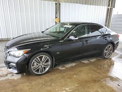 Salvage cars for sale at Grand Prairie, TX auction: 2017 Infiniti Q50 Premium