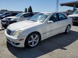 Salvage cars for sale from Copart Hayward, CA: 2005 Mercedes-Benz C 230K Sport Sedan