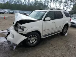 Salvage cars for sale at Harleyville, SC auction: 2007 Toyota Sequoia SR5