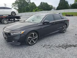 Salvage cars for sale at Gastonia, NC auction: 2019 Honda Accord Sport