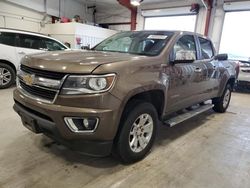 Salvage cars for sale at Mcfarland, WI auction: 2017 Chevrolet Colorado LT