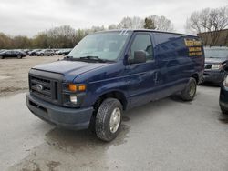 Salvage trucks for sale at North Billerica, MA auction: 2011 Ford Econoline E150 Van
