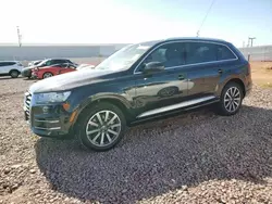 Salvage cars for sale from Copart Phoenix, AZ: 2017 Audi Q7 Premium Plus