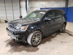 Salvage cars for sale at Chalfont, PA auction: 2018 Ford Explorer Sport