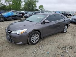 Salvage cars for sale at Cicero, IN auction: 2015 Toyota Camry LE