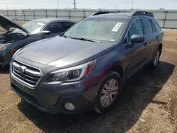 Salvage cars for sale from Copart Elgin, IL: 2018 Subaru Outback 2.5I Premium