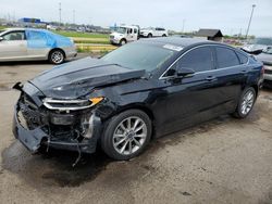 Salvage cars for sale at Woodhaven, MI auction: 2017 Ford Fusion SE