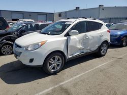 Salvage cars for sale at Vallejo, CA auction: 2012 Hyundai Tucson GLS