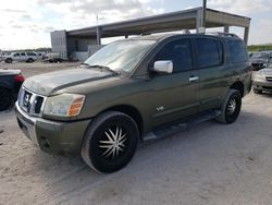 Salvage cars for sale from Copart West Palm Beach, FL: 2004 Nissan Armada SE