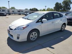 Salvage cars for sale from Copart Sacramento, CA: 2010 Toyota Prius
