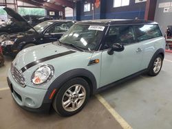 Salvage cars for sale from Copart East Granby, CT: 2012 Mini Cooper Clubman