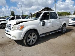 Salvage cars for sale at Miami, FL auction: 2006 Toyota Tundra Double Cab SR5