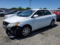 Salvage cars for sale at Sacramento, CA auction: 2011 Toyota Corolla Base