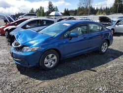 Salvage cars for sale from Copart Graham, WA: 2014 Honda Civic LX