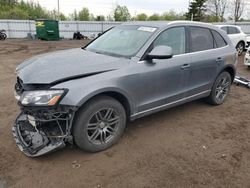 Salvage cars for sale from Copart Ontario Auction, ON: 2012 Audi Q5 Premium Plus