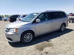 Salvage cars for sale at Antelope, CA auction: 2019 Dodge Grand Caravan SXT
