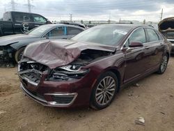 Salvage cars for sale at Elgin, IL auction: 2018 Lincoln MKZ Premiere